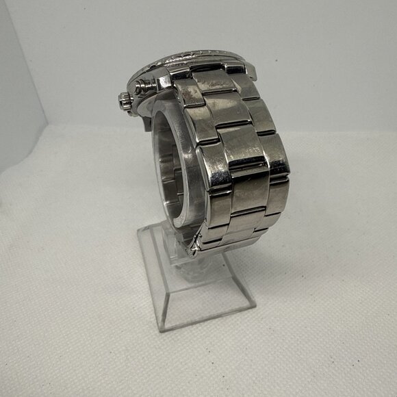 GUESS U0851L1 Women's Sporty 36mm Quartz Silver Crystal Bezel Steel Bracelet - Picture 5 of 16